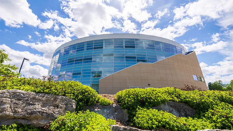 Exterior of campus building